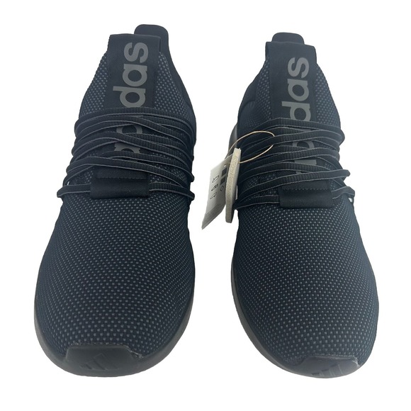 adidas Men\'s Lite Racer Adapt 7.0 Running Shoes Slip On Black GreyIE6327 Sz 10 main image 12